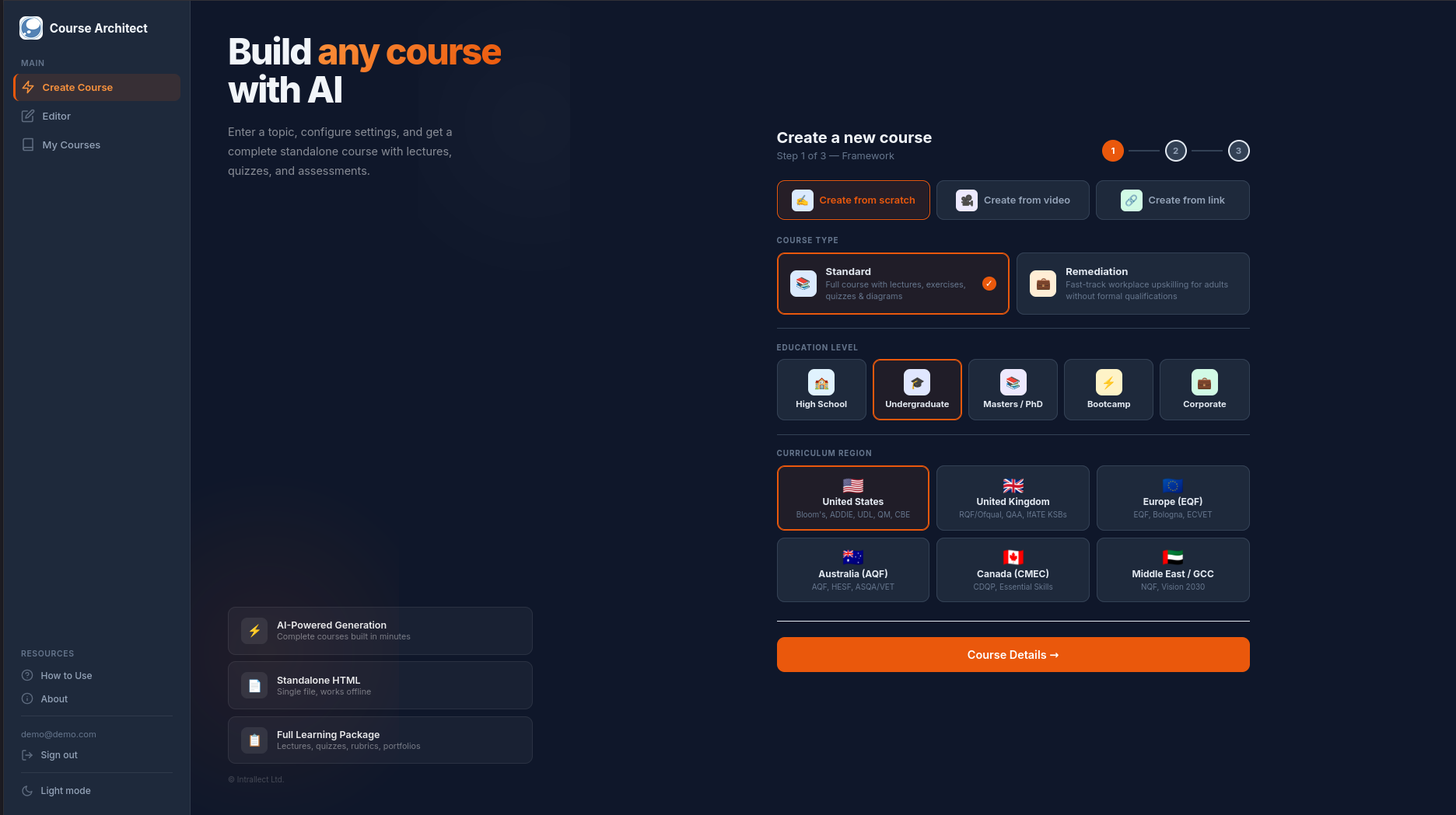 Create Course